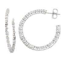 Pendientes Gogo Mujer Classic in Plata Zirconia 271972